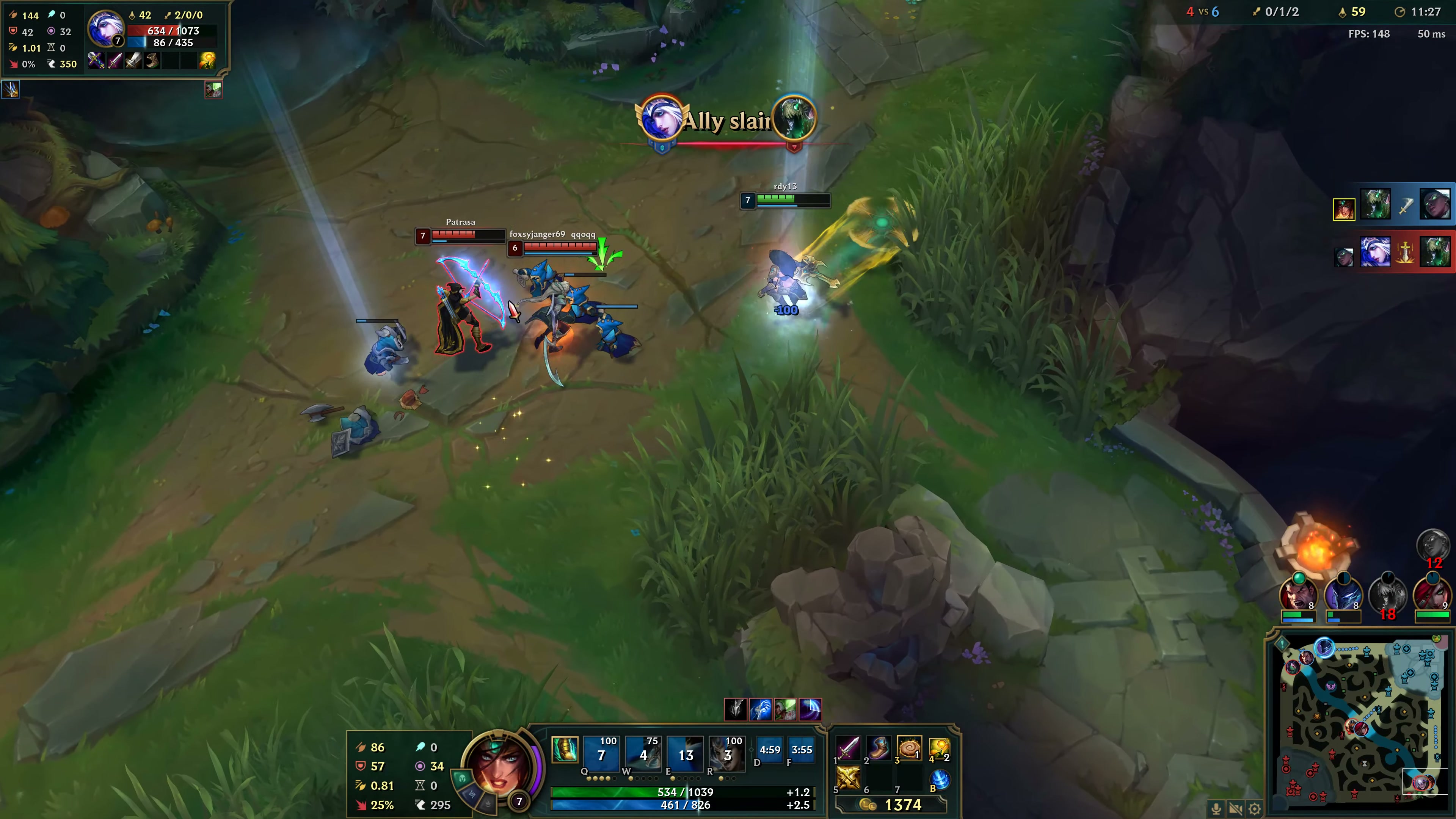 League of Legends 4K Performance Gameplay-episode 1